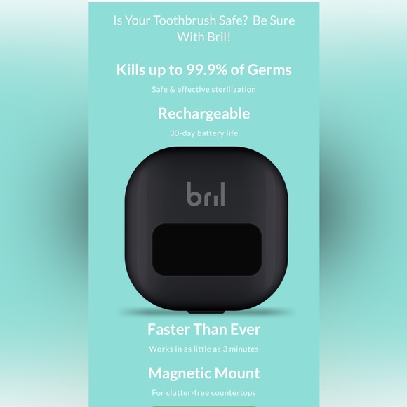 Bril NWT toothbrush sterilizer - Picture 1 of 5